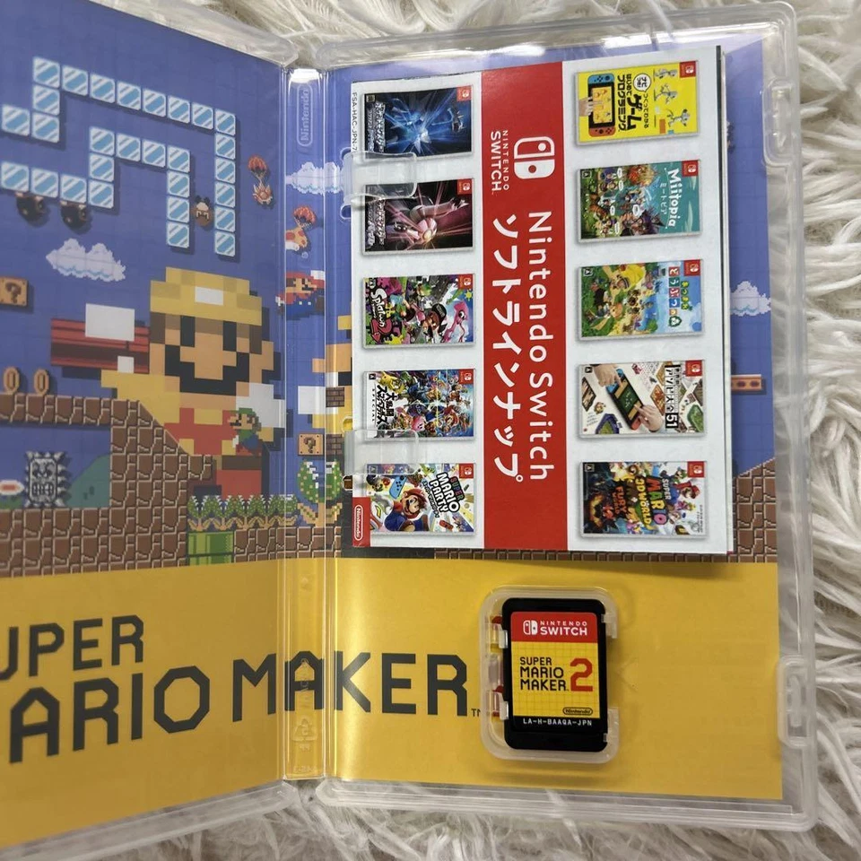Super Mario Maker Nintendo Switch Video Game HAC-P-BAAQA Used Japan Import 21 - Image 3 of 3