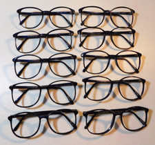 Vintage 10 Pc. Lot ELITE OPTICAL Ryan Navy 54/17 Eyeglass Frame NOS P6