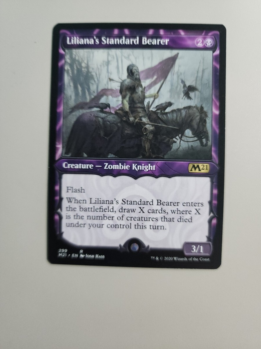 MTG Liliana's Standard Bearer Core Set 2021 299 Showcase Rare | eBay