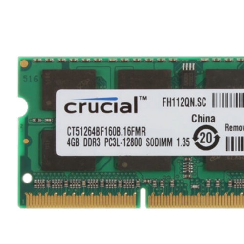 16GB 8GB 4GB RAM PC3L-12800 DDR3L-1600MHz SODIMM Memory Laptop For Crucial LOT - Picture 10 of 15