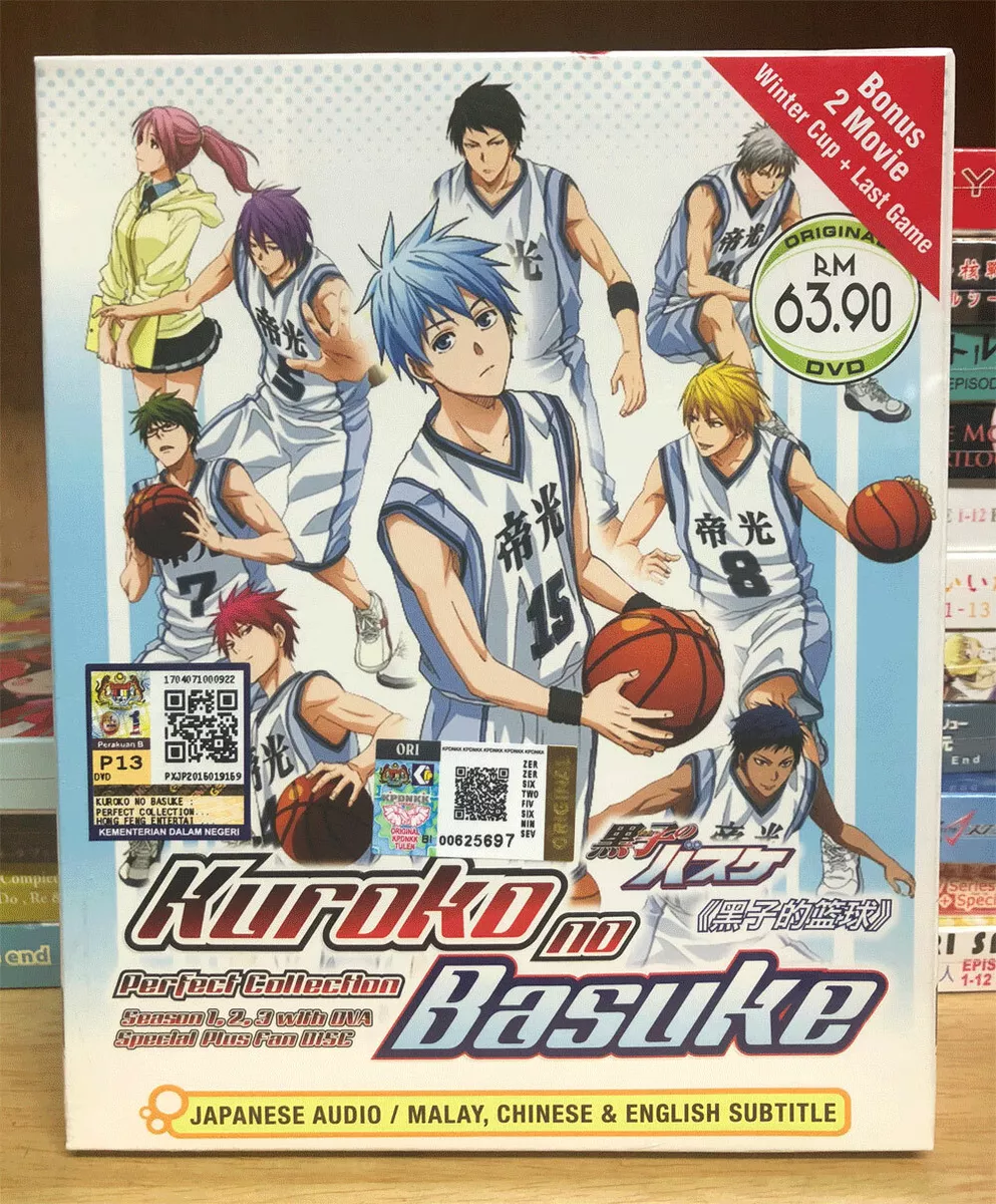 DVD Kuroko no Basket Complete TV Series Season 1-3 (Vol.1-75.END