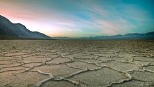 Landscape desolate photography desert nature mountains Custom Gaming Mat Desk