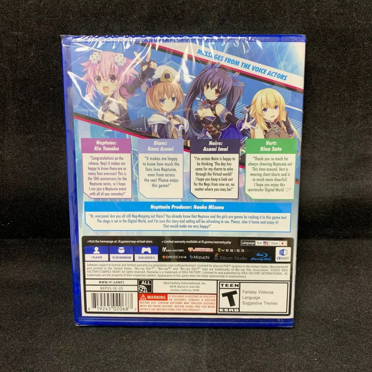 Neptunia Virtual Stars - PlayStation 4, PlayStation 4