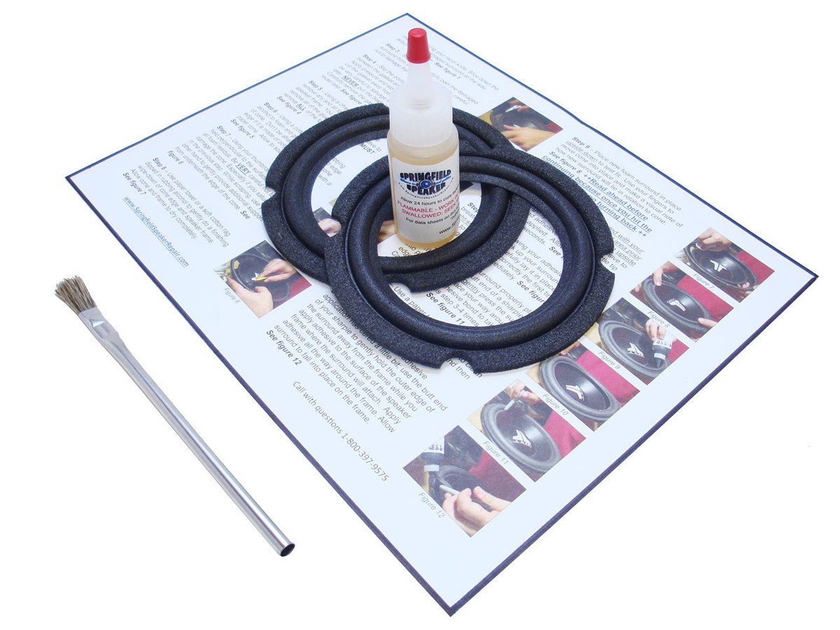 Bordo In Schiuma Altoparlante 2 Bordi In Schiuma Per Altoparlanti Da 8 Pollici (195 Mm) - Kit Riparazione Fai Da Te Per Speaker Surround 195mm - Foto 8