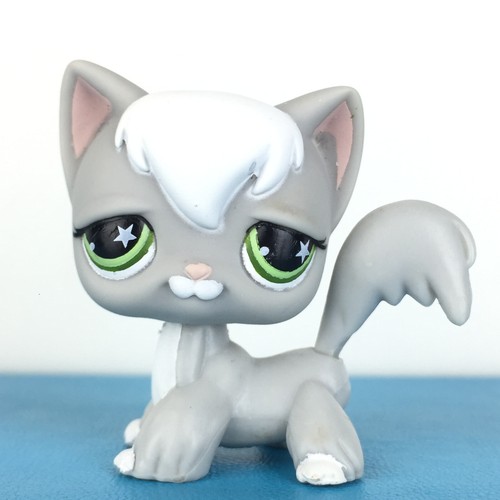 Authentic Littlest Pet Shop #954 Long Hair Angora Cat / Original Hasbro LPS - 第 1/3 張圖片