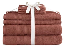 SONOMA Goods 6 Pc Hygro Bath Towel Set, Hand ,Washcloths - Rose Dawn