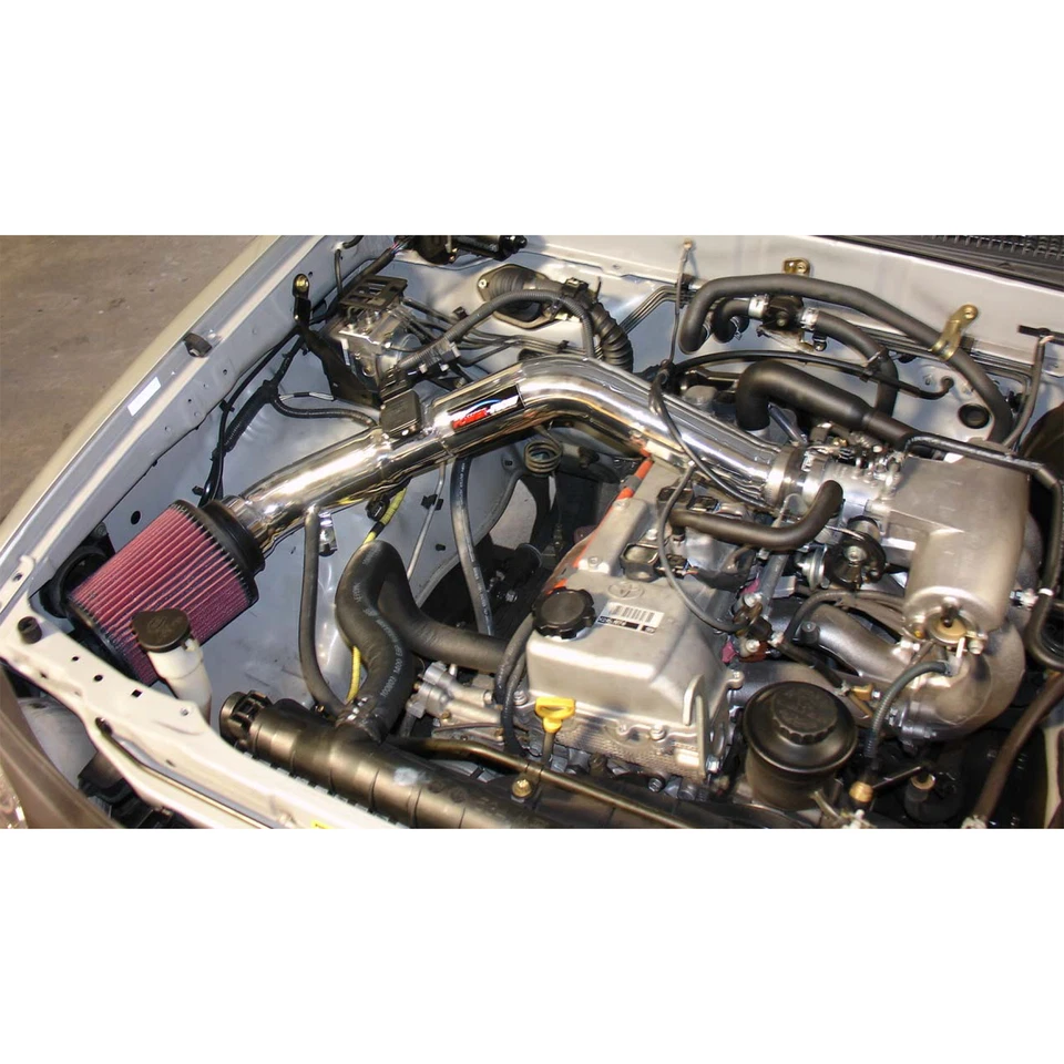 Entrada de aire frío de aluminio pulido Injen PF2015P para Toyota Tacoma 00-04 2,4 L 2,7 Foto 4 de 4