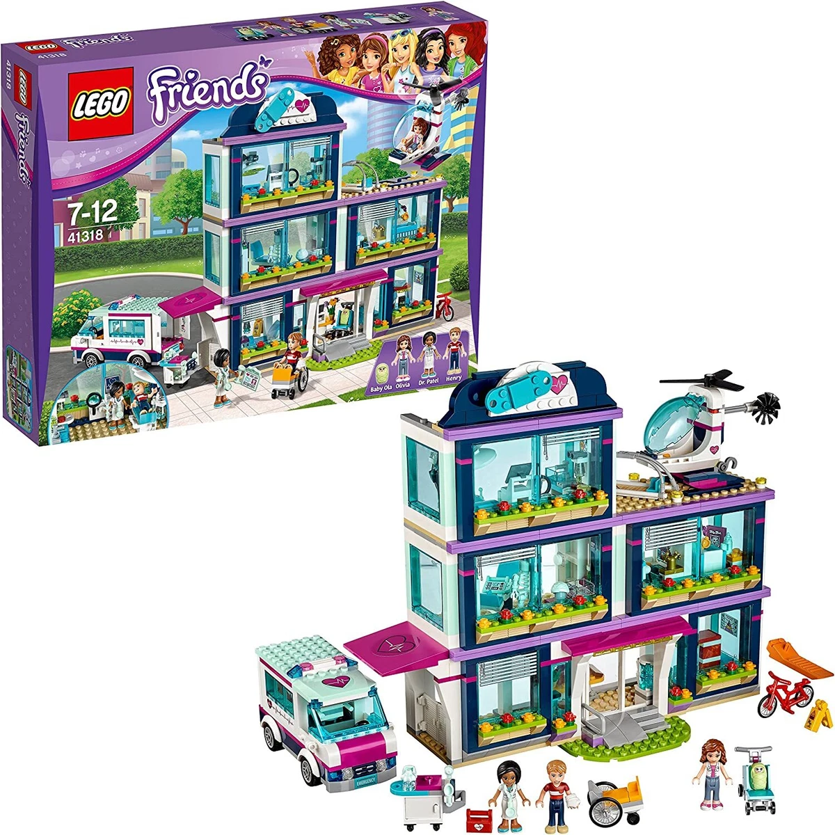 LEGO Friends Hart Lake City Hospital 41318