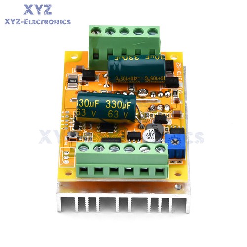 Scheda di controllo motore brushless trifase da 380W (senza sensore Hall) Scheda driver PLC PWM BLDC DC 6-50V