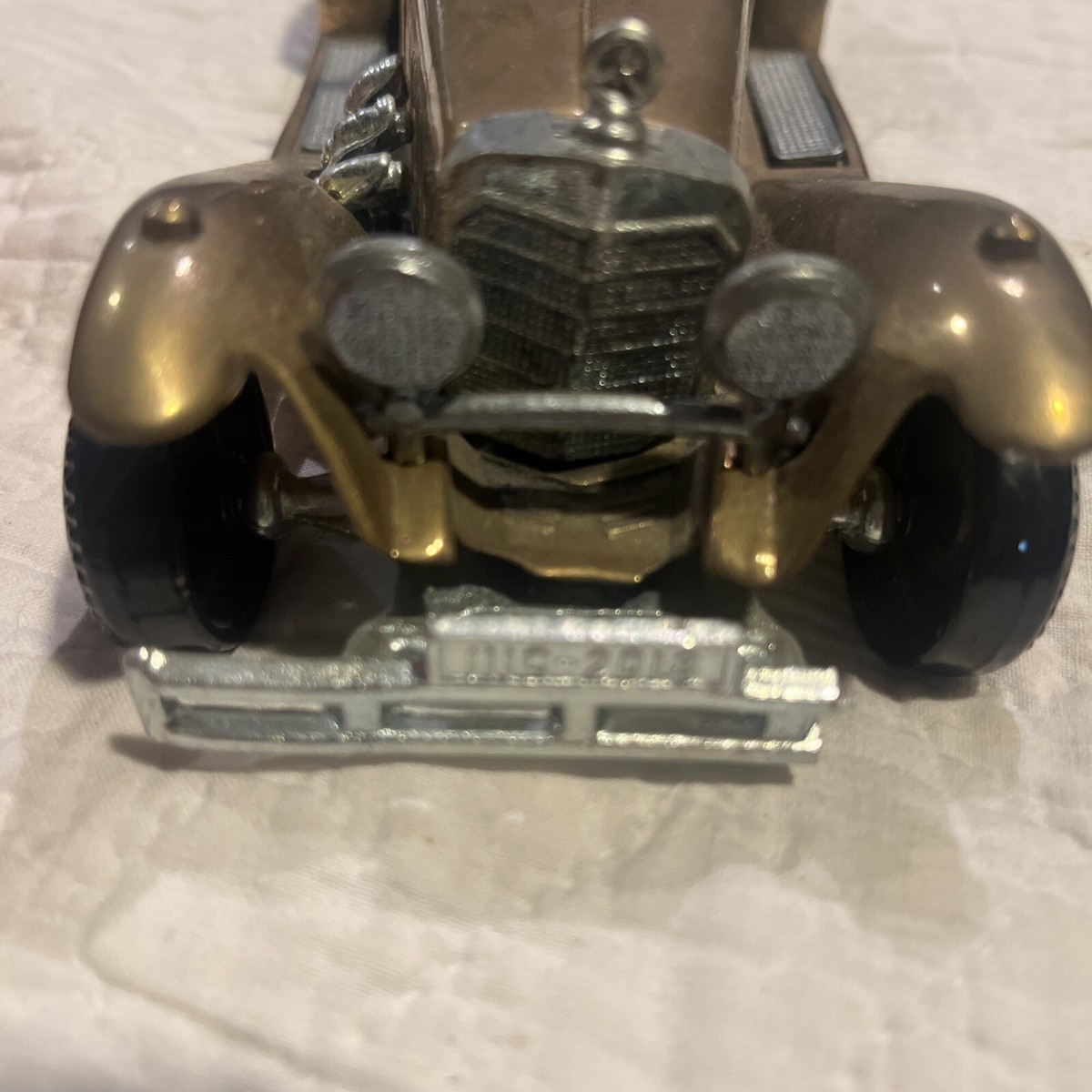Vintage Mercedes-Benz SSK-1928 Toys Collectible Brass Model
