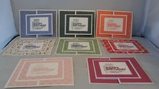 Stampin up card kit of 4 "Happy birthday" cards - 9a - Pick your color