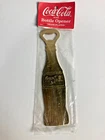 Coca Cola Promo Merchandise Soft Drink Vintage Bottle Opener Brass Plated 1994