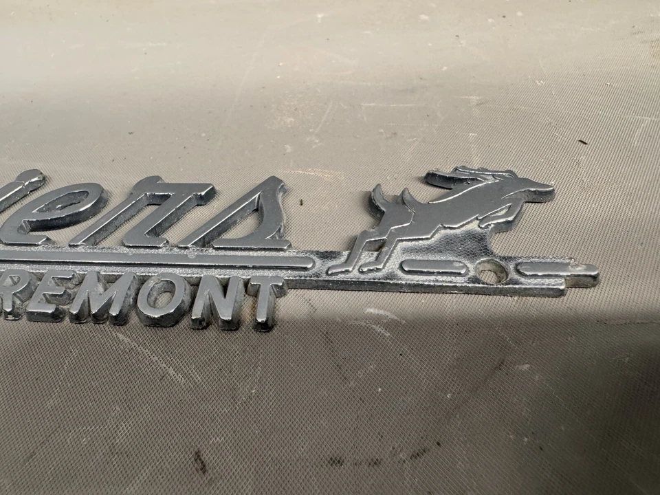 Placa de identificação emblema revendedor de carros vintage Ford Diers Fremont Nebraska Mustang Torino - Imagem 4 de 4