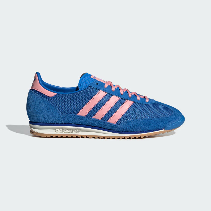 Mens adidas SL 72 OG JI1878 Bright Royal / Semi Pink Spark / Lucid Blue