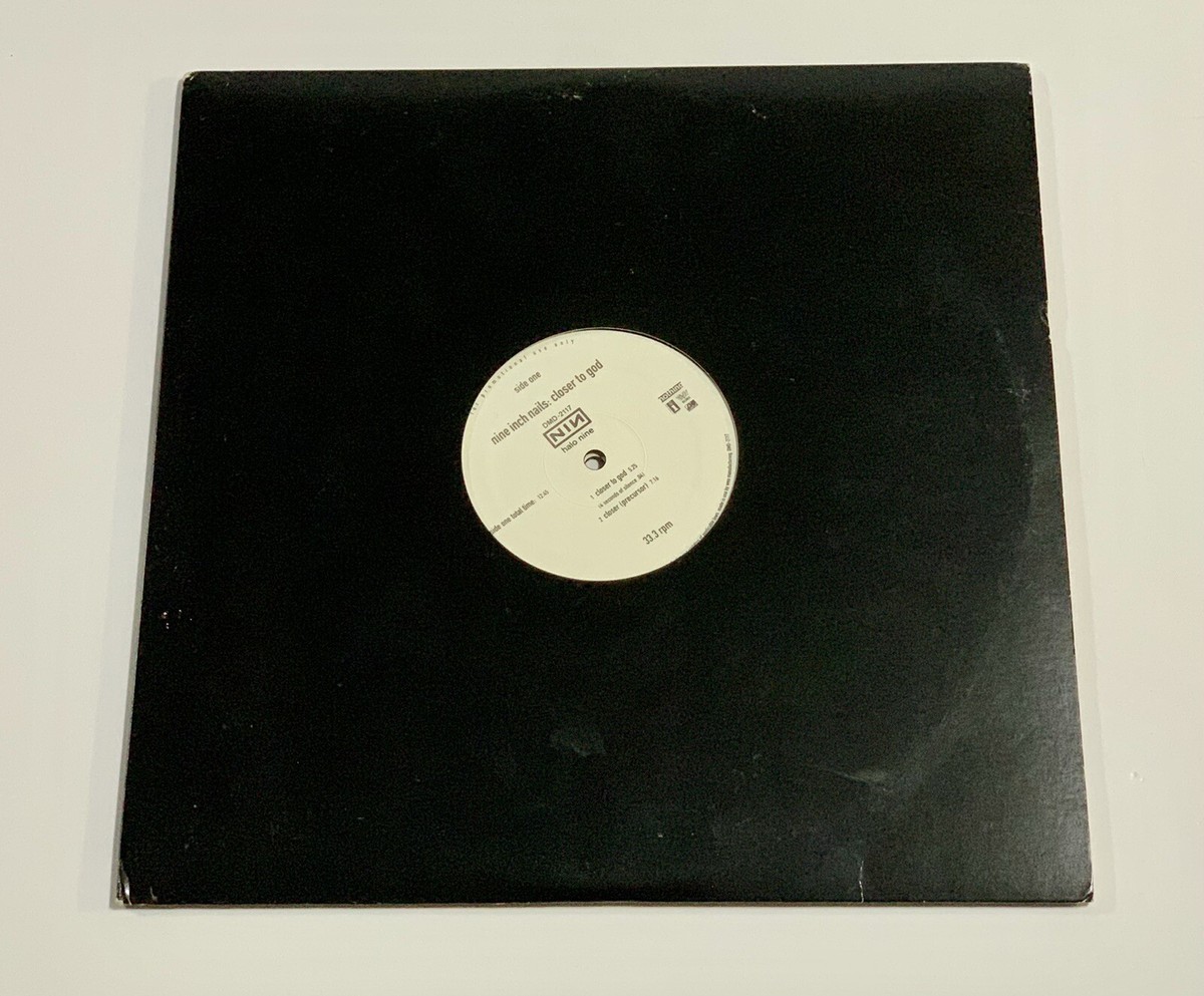 Rare Nine Inch Nails Closer To God 12” Vinyl 2LP 1994 Promo