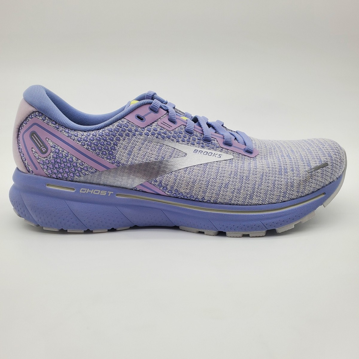 Brooks Ghost 14 Running Shoes Lilac/Purple/Lime US Women 11 