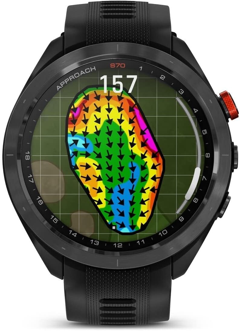 Garmin Approach S70 Premium Golf GPS Watch 47mm BK & CT10