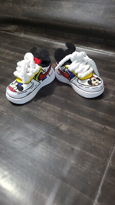 Custom Mickey Mouse Sneakers | Birthday gift | Kids Custom Shoes | eBay