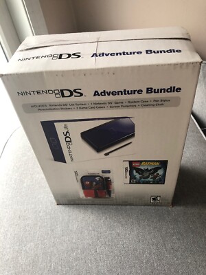 Nintendo DS Lite Blue System Bundle Lego Batman Adventure Bundle New