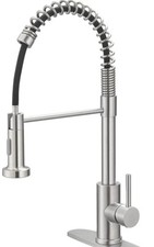 Kitchen Faucet, with Pull Down Pull Out Sprayer Commercial Spring Kitchen Sink