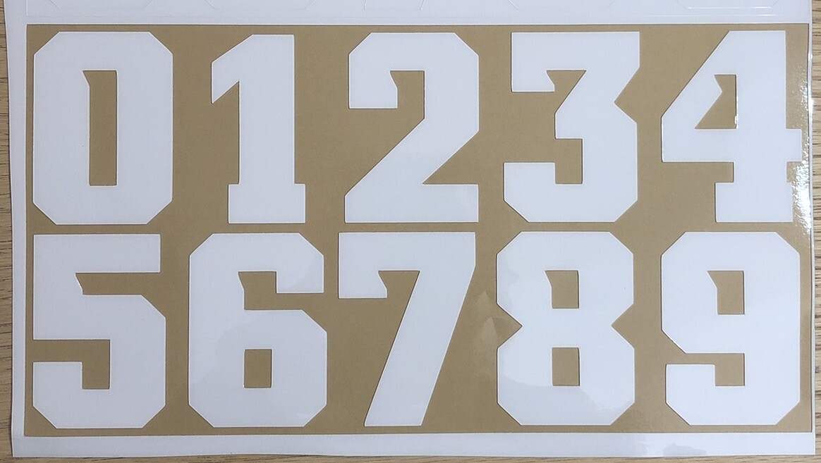 Iowa Hawkeyes Football Helmet Decals Numbers 09 eBay