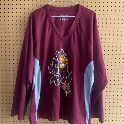 Arizona State University Sun Devils Hockey Jersey Adult Large ASU
