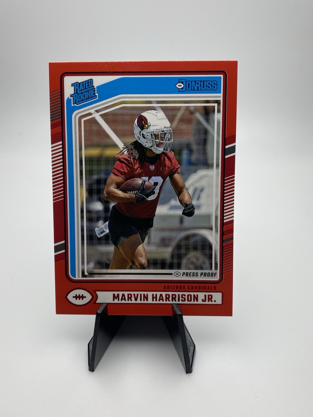 2024 Panini Donruss - Rated Rookie Marvin Harrison Jr. #393 Press Proof Red (RC)