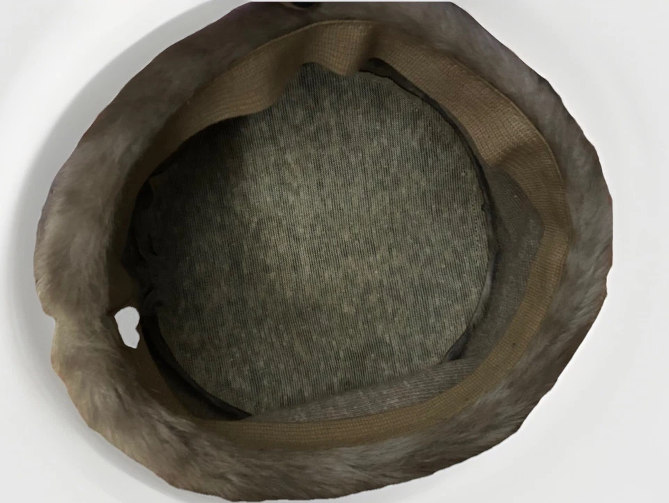 Pastillero United Hatters Gorra Piel Cuero Cálido Ciudad Estilo Ruso Hecho en Unión De Colección Foto 3 de 4