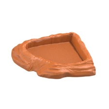 Tortoise Water Dish Corner Feeding Bowl for Pet Supplies Chameleon Frogs