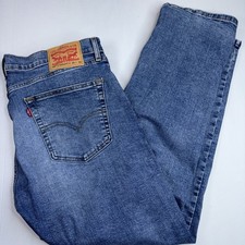 Levi  s 506 Straight Men  s 36x30 Whiskered Stretch Jeans