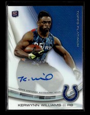 2013 Topps Platinum #A-KW Kerwynn Williams Rookie Autographs Refractors