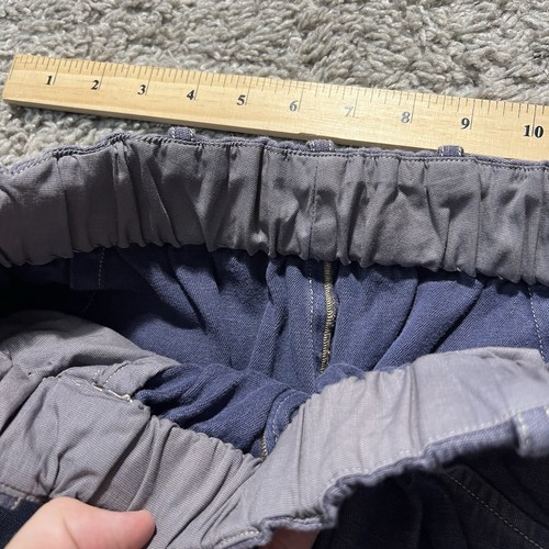 Pantalones de Trabajo True Vintage Hechos en Francia Algodón Azul Marino Oscuro Sueltos - Imagen 7 de 11