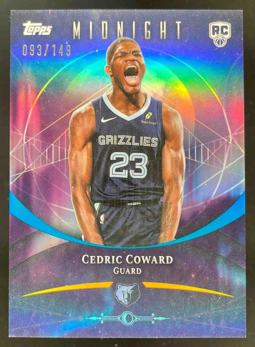 2025-26 Topps Midnight Morning #71 Cedric Coward RC /149
