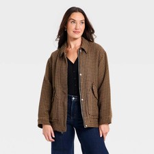 Womens Tweed Fashion Jacket - Universal Threa...