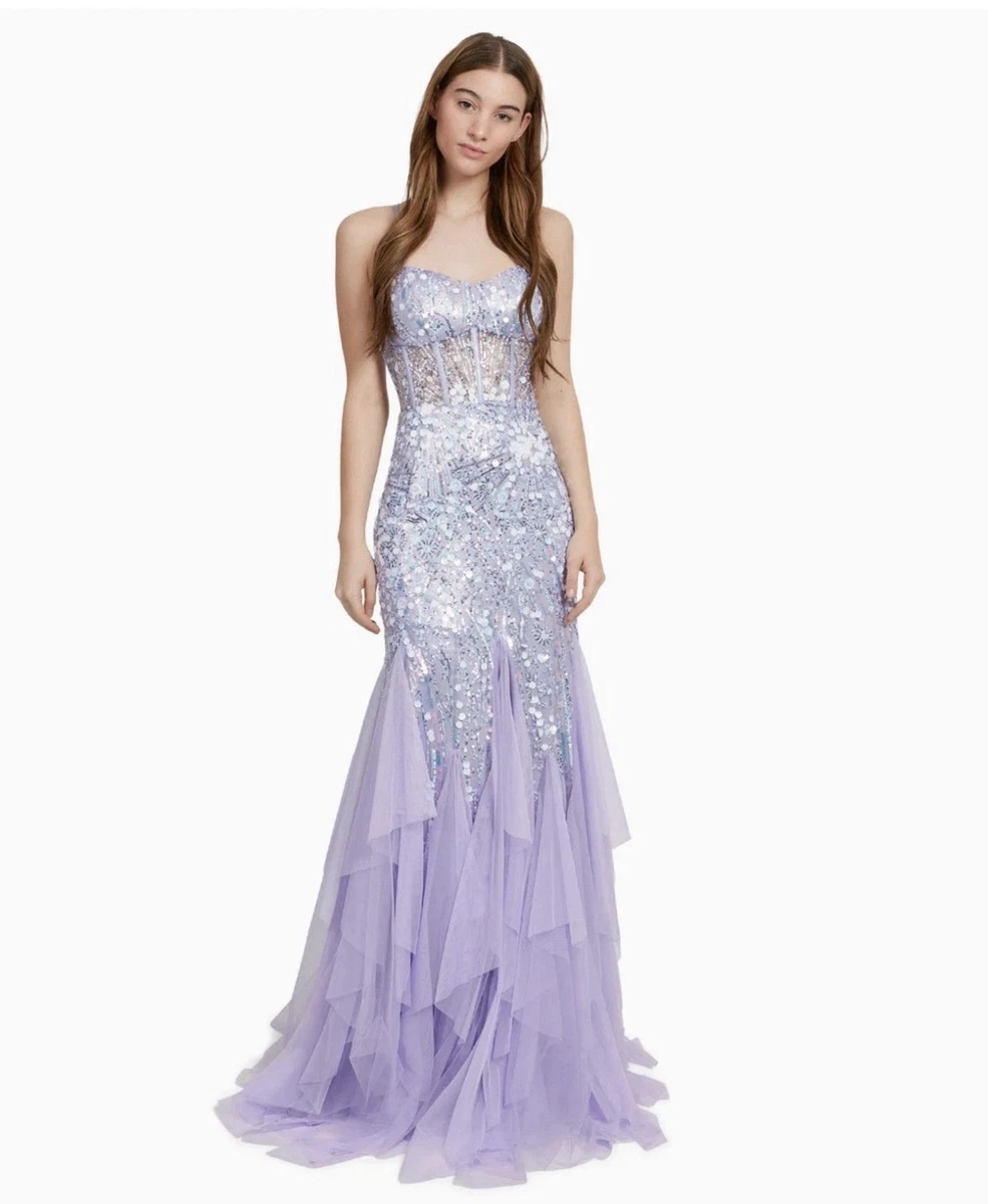 Purple Formal Dresses for Women for sale | eBay