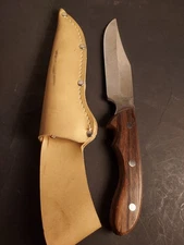 Japan Maxam MX-1 Hunting Knife Special 420 Stainless Steel Blade Wood Handle