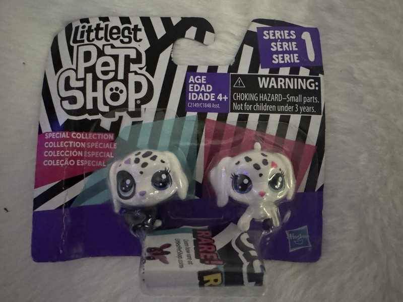 Littlest Pet Shop Series 1 Black And White Dogs