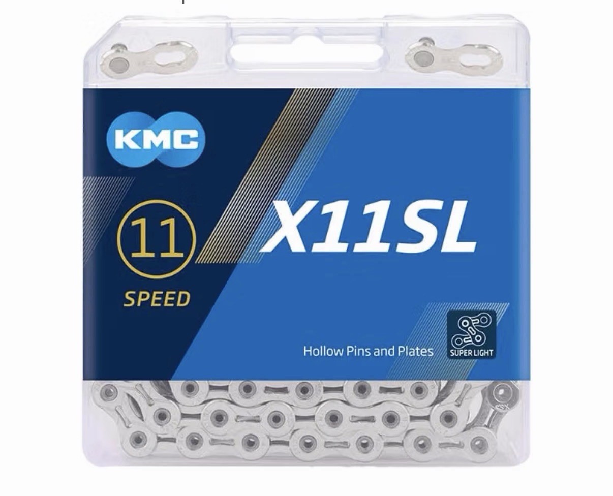 Joom Drivane Kmc X11el 11-Speed Bicycle Chain, 118 Links, Silver - Bild 3