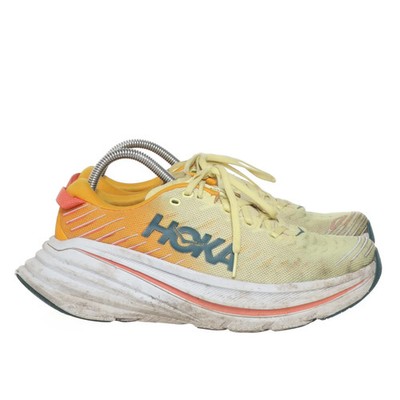 Hoka One One, Laufschuhe, Größe: 40 2/3, BONDI X, Gelb/Orange, Damen #N2Z