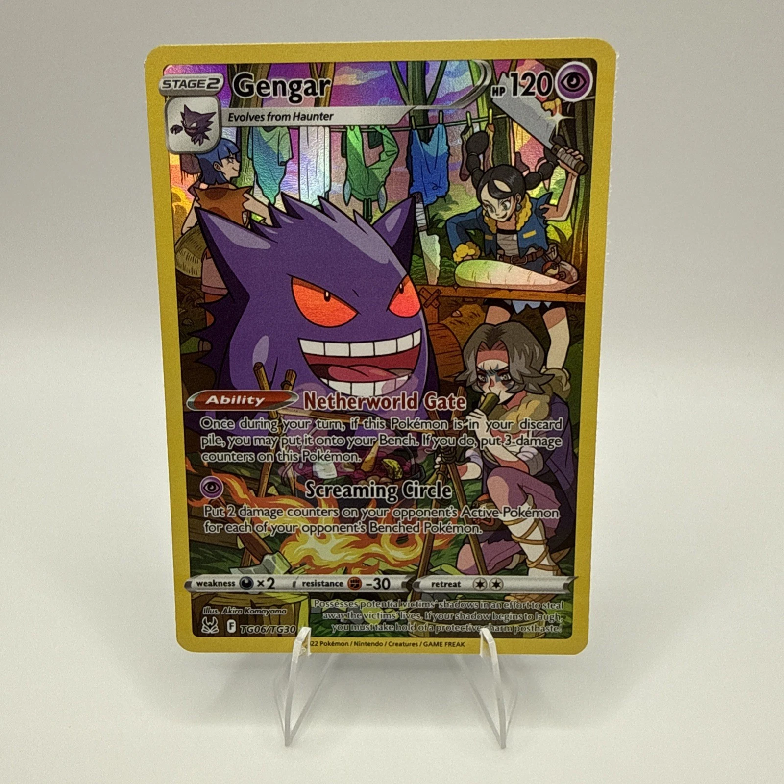 Gengar TG06/TG30 Holo Lost Origin Trainer Gallery Pokemon