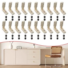 Slot Corner Rack T Joint Brackets 25x25x9mm EU 2020 Nickel Plating Silver