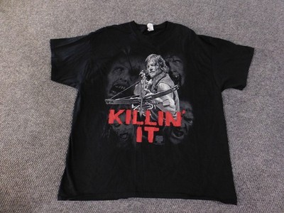 the walking dead shirt mens 2XL 2014 black promo tv walkers amc zombie