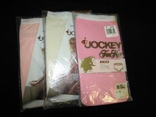 NEW VTG Jockey Women 7 Brief Panty 1503J All Cotton Pink Ivory 1987/90