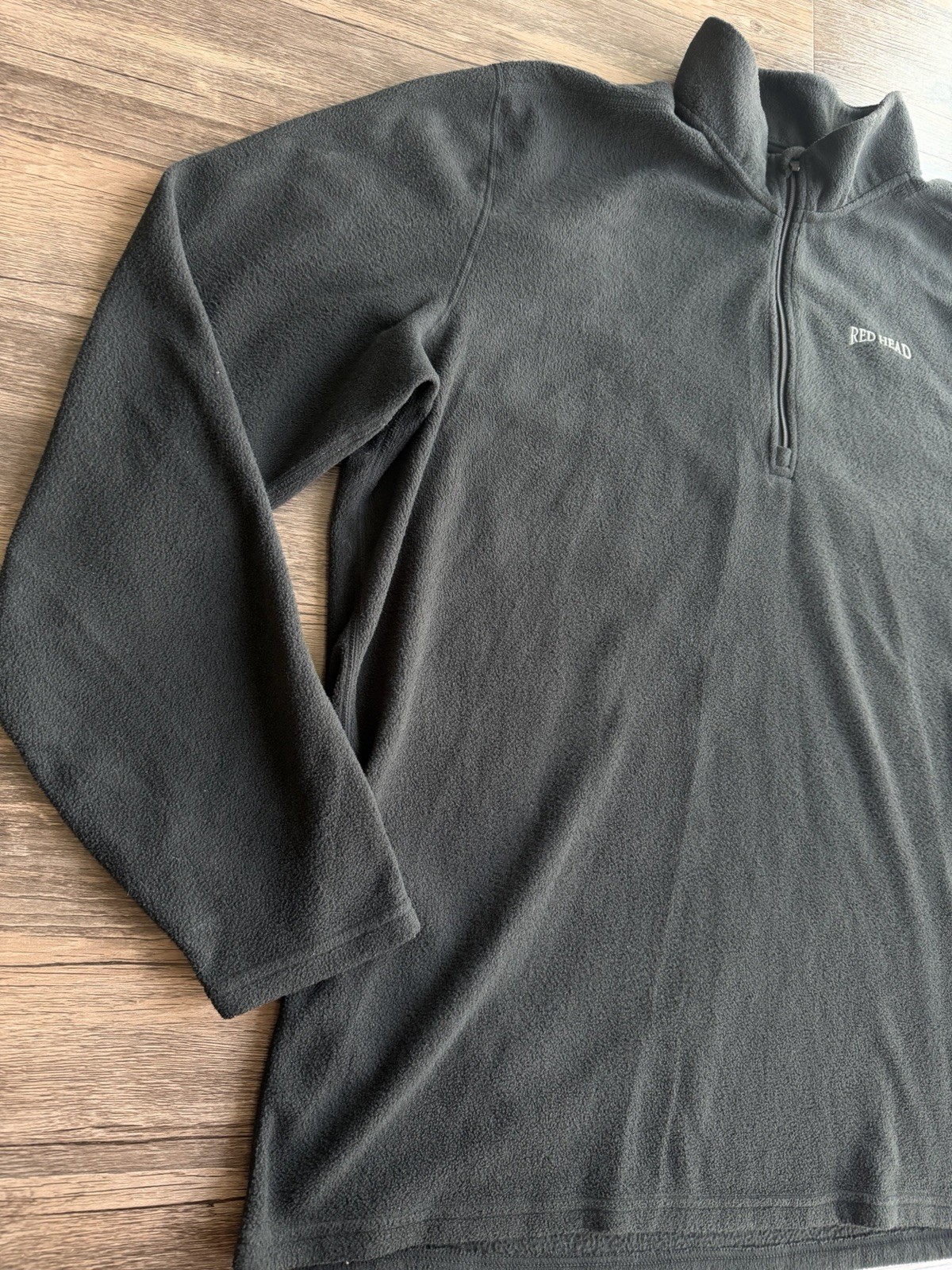 Red Head Fleece Full Zip Jacket Mens 2X Black Embroidered Logo Outdoors Hunting thumbnail 16