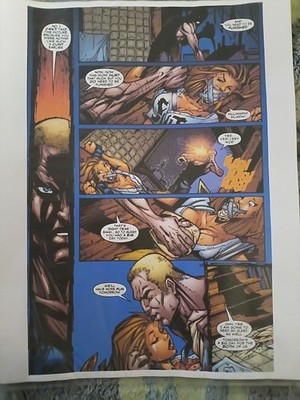 Comic Book Page Color Artwork Sequential Art Full Color Panels