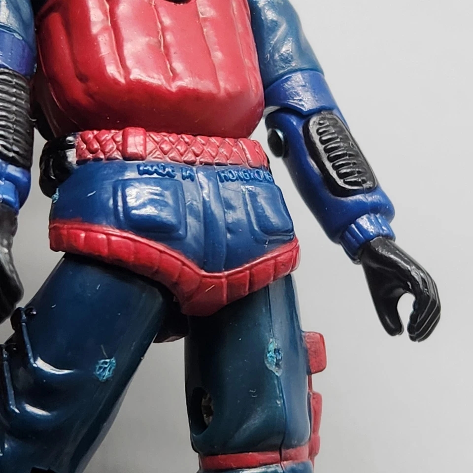 Figura de acción vintage GI Joe ARAH 1987 AVAC Cobra Pilot 3,75" Hasbro azul rojo Foto 4 de 4