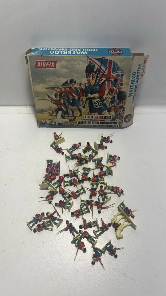 5x Airfix HO/OO Highland Infantry Waterloo - Mixto pintado/roto - S35 *18 Foto 3 de 4