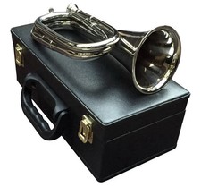 McWilliams Professional Tunable Military Regulation Silver Bb Bugle w/ Hard Case