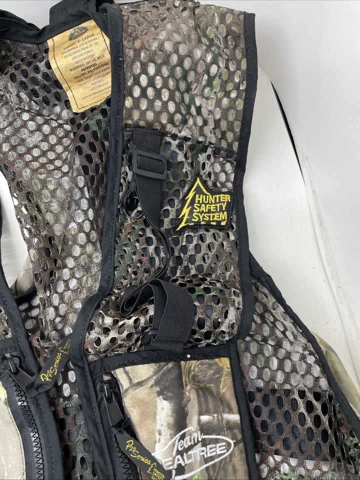 Hunter Safety System Tree Stand Vest Harness Camo Orange Large/XL - Image 4 of 4