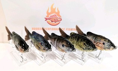 SLICKLINE 120 Sunfish Glidebait   Jointed Sinking Swimbait   Bass Pike
